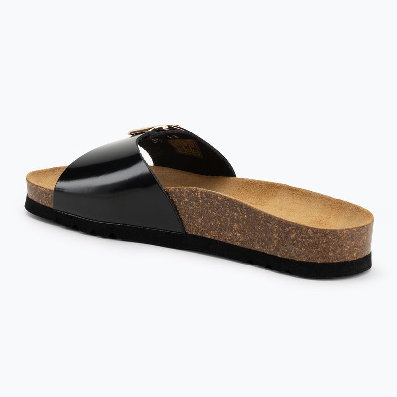 Klapki damskie Scholl Kathleen Printed Leather black 3