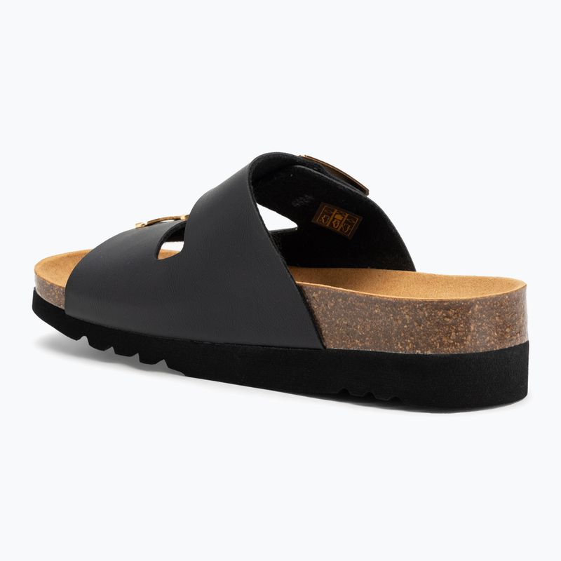 Klapki damskie Scholl Monterey 2 Straps Ad Med black 3