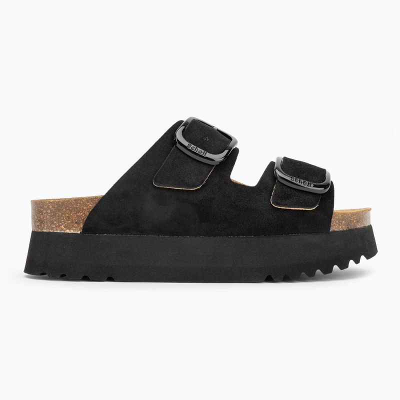 Klapki damskie Scholl Lucie Suede black 2