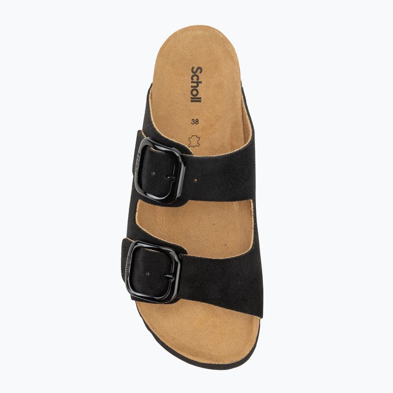 Klapki damskie Scholl Lucie Suede black 5