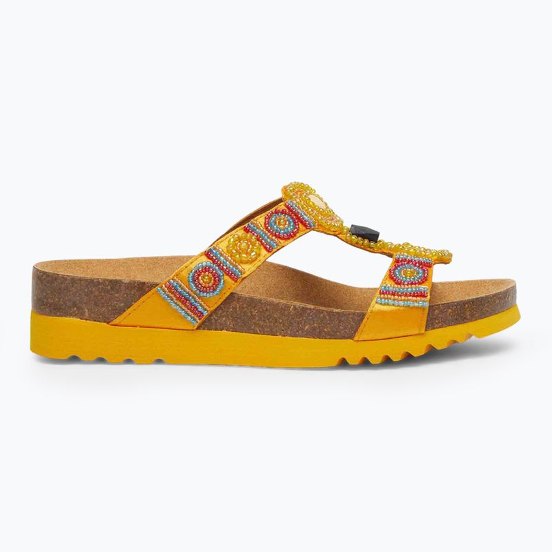 Klapki damskie Scholl New Bogota Wedge Med tangerine 2