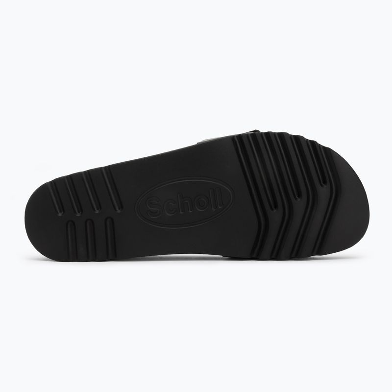 Klapki damskie Scholl Estelle Laminated black 4