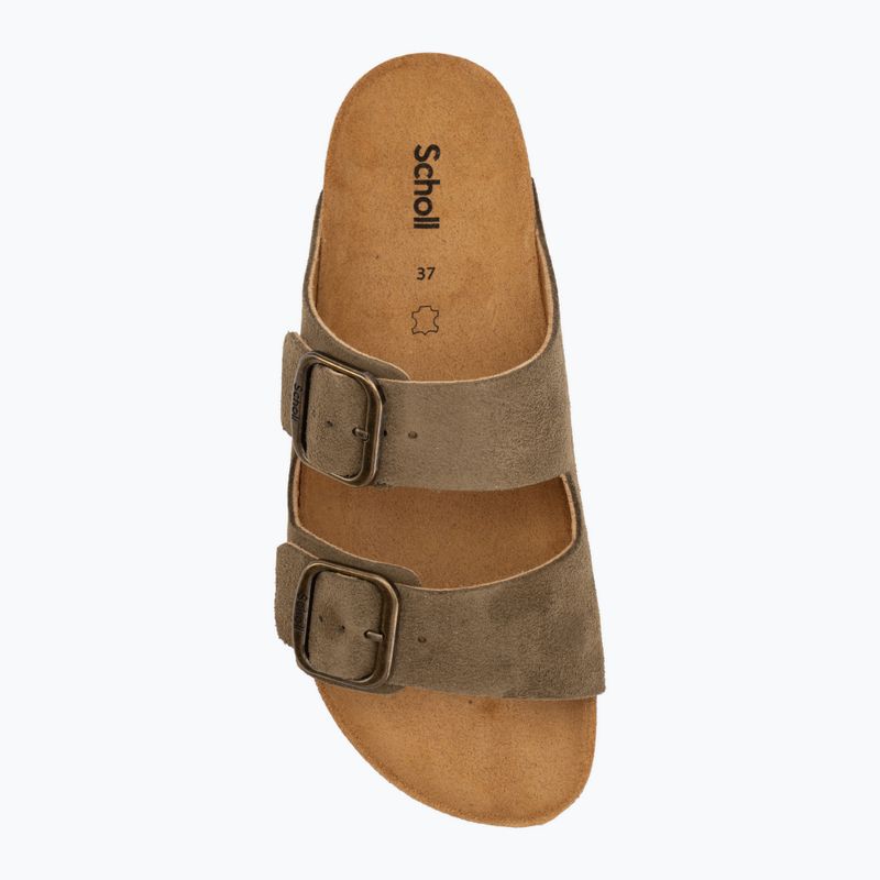 Klapki damskie Scholl Josephine Suede 5
