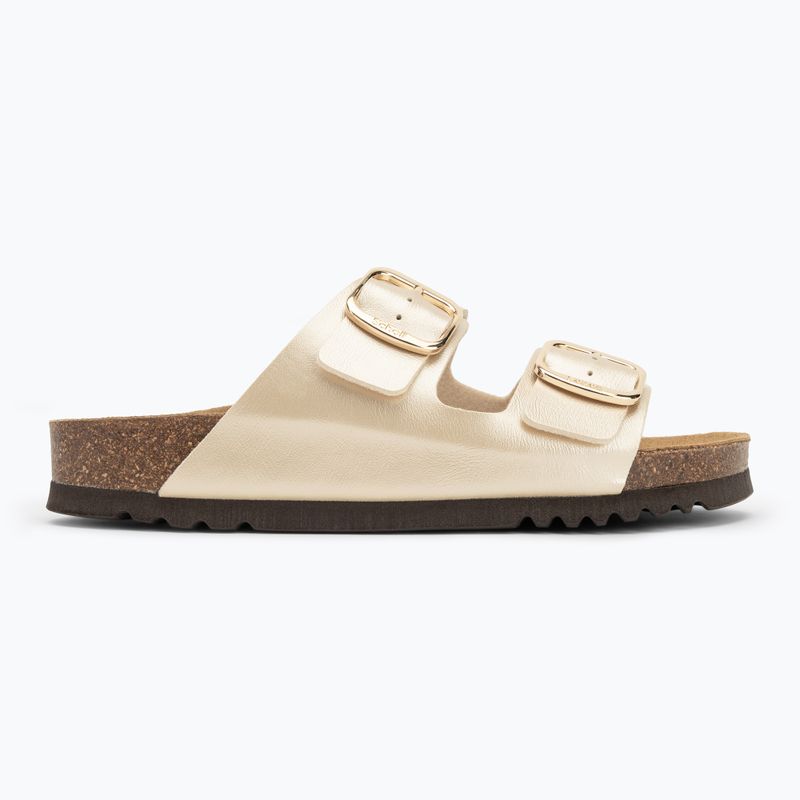 Klapki damskie Scholl Josephine Metal light gold 2