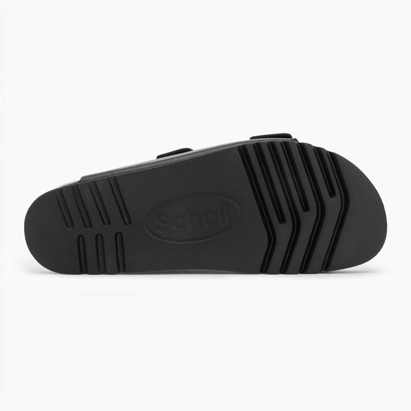 Klapki damskie Scholl Josephine Laminated black 4