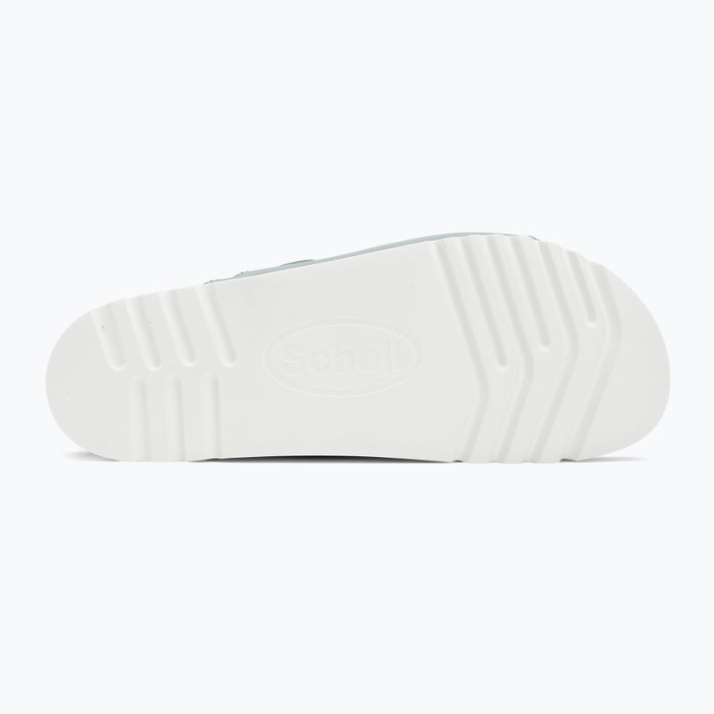 Klapki damskie Scholl Rio Wedge Ad Med pale blue 4