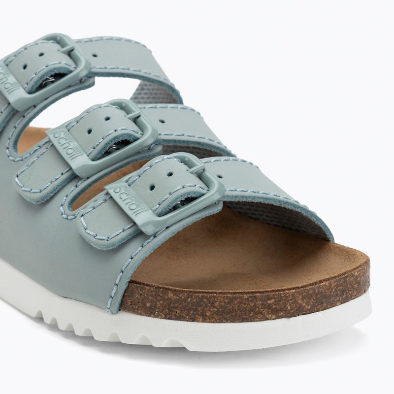 Klapki damskie Scholl Rio Wedge Ad Med pale blue 7