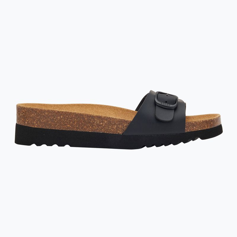 Klapki damskie Scholl Ginni Wide Med black