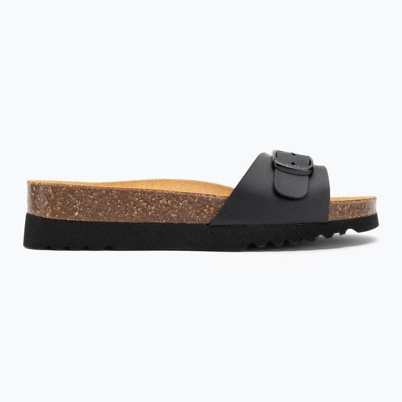 Klapki damskie Scholl Ginni Wide Med black 2
