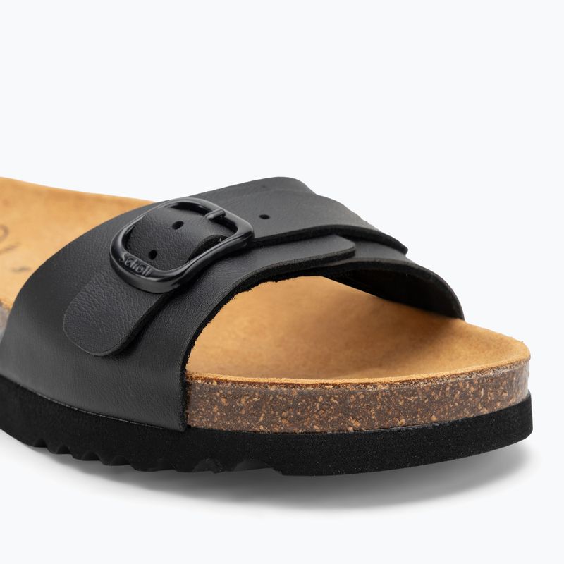 Klapki damskie Scholl Ginni Wide Med black 7