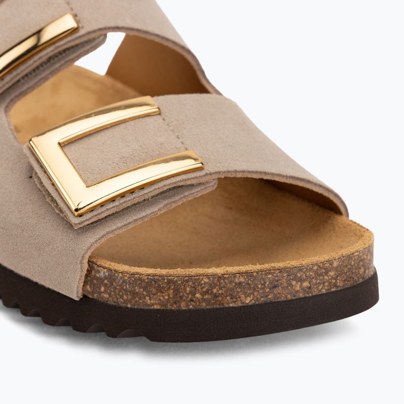 Klapki damskie Scholl Montery 2 Straps Ad Med beige 7