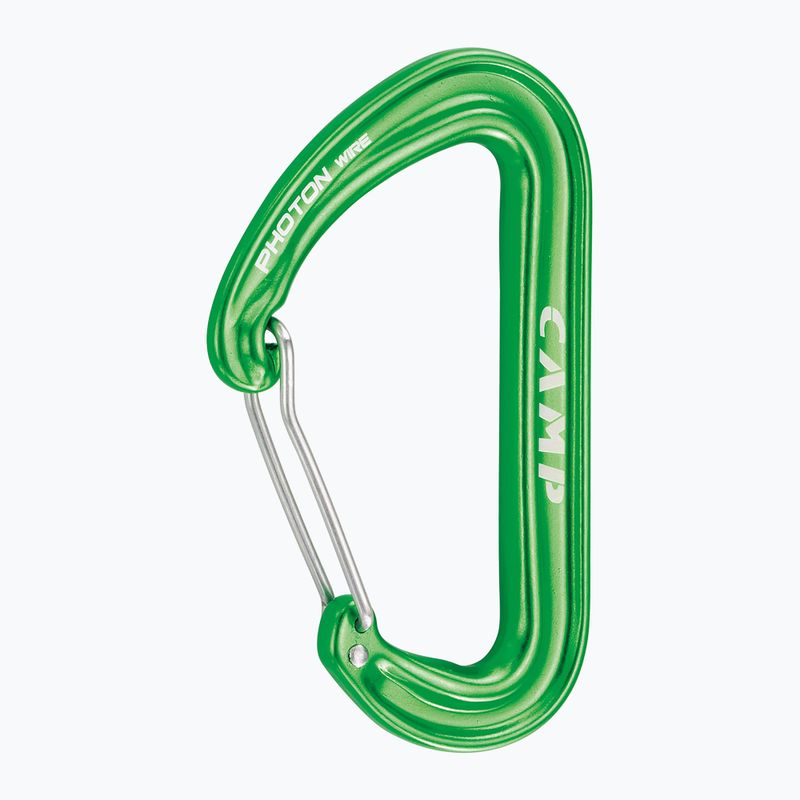 Karabinek wspinaczkowy CAMP Photon Wire green