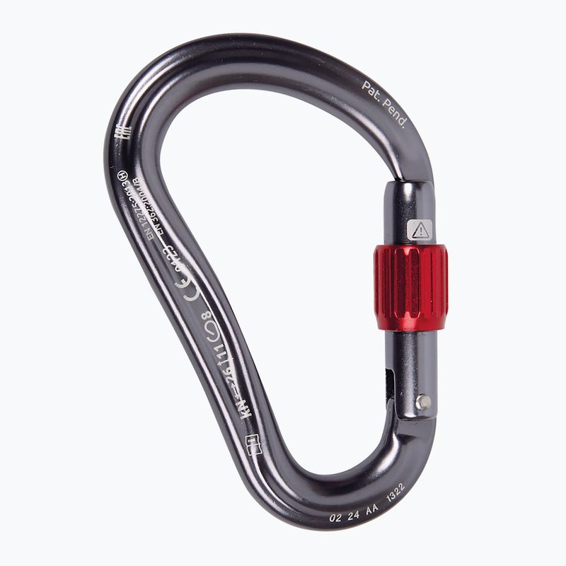 Karabinek wspinaczkowy  CAMP Atom Lock gun metal 2