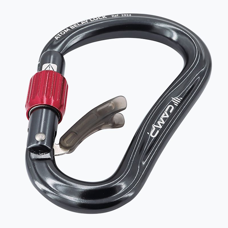 Karabinek CAMP Atom Belay Lock gun metal 2