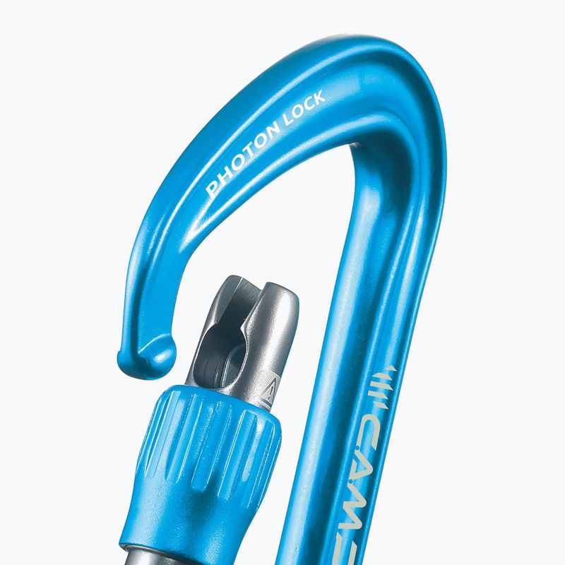 Karabinek wspinaczkowy CAMP Photon Lock blue 3