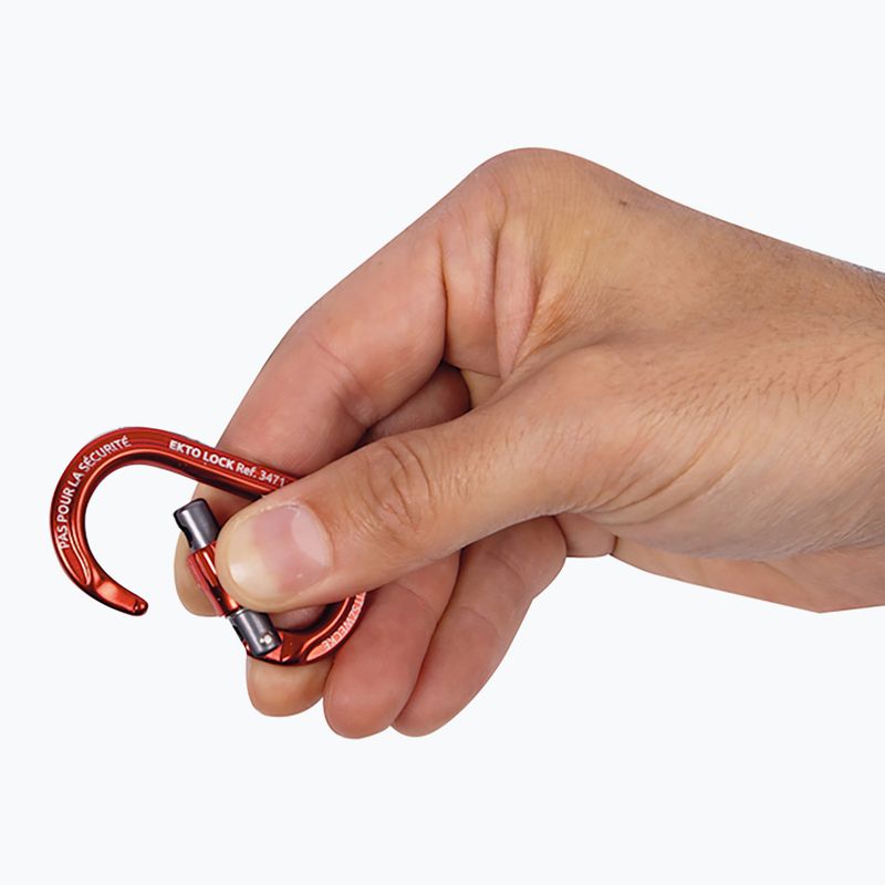 Karabinek wspinaczkowy CAMP Ekto Lock red 2