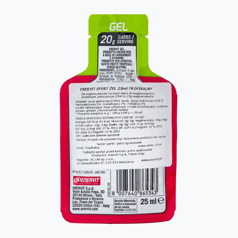Żel energetyczny Enervit 96534 25 ml tropikalny 2