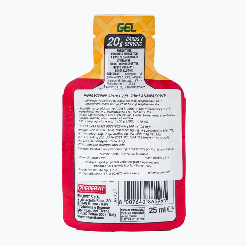 Żel energetyczny Enervit 96596 25 ml ananas 2