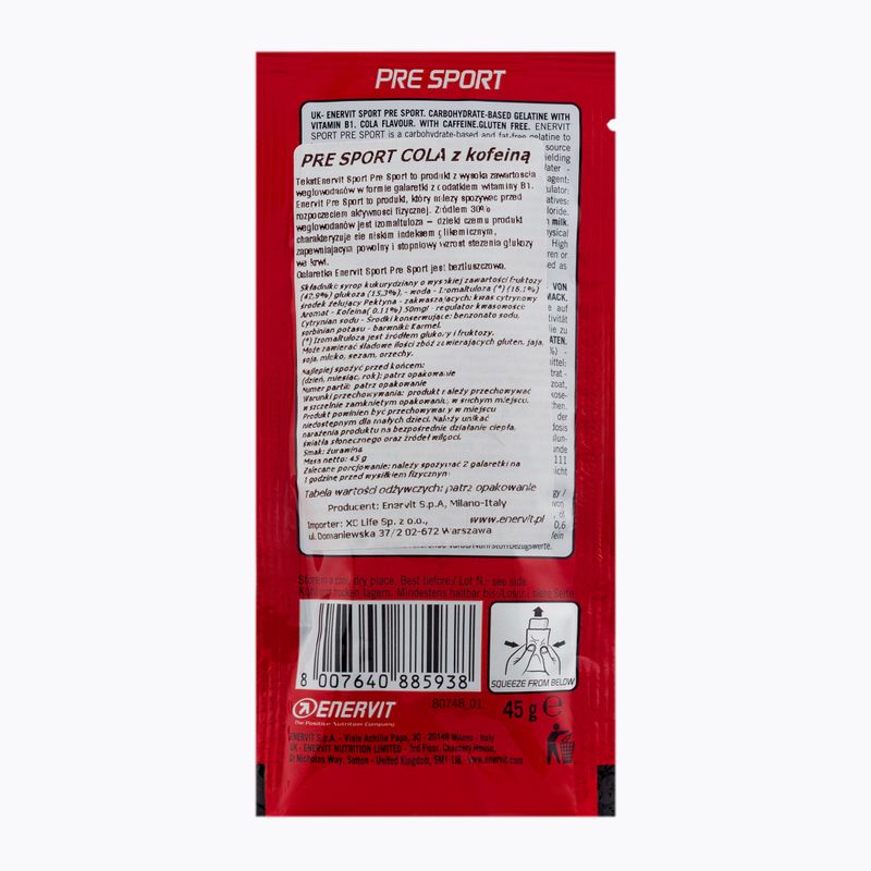 Galaretka energetyczna Enervit Pre Sport 45 g cola 2