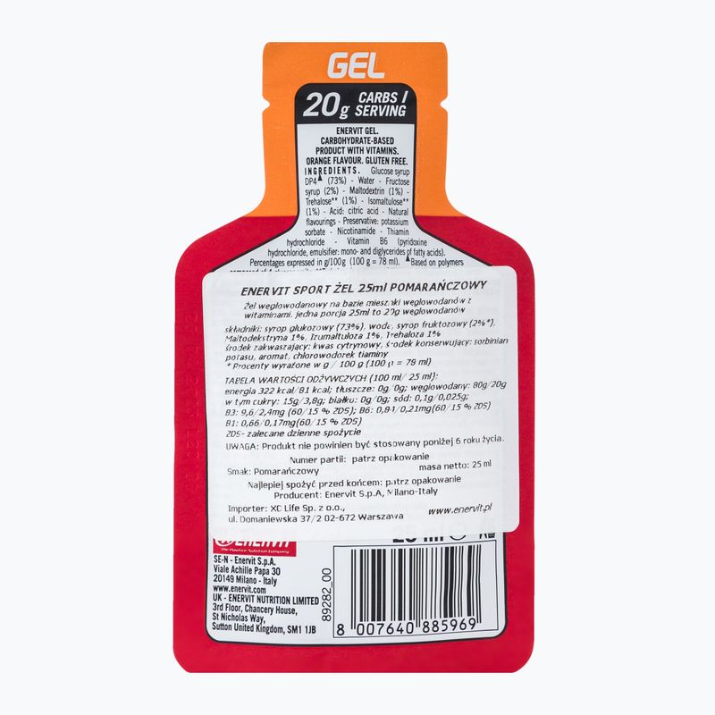 Żel energetyczny Enervit 98888 25 ml pomarańcza 2