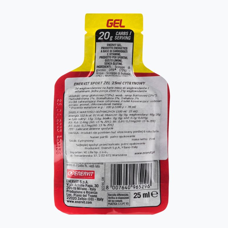 Żel energetyczny Enervit 96529 25 ml cytryna 2
