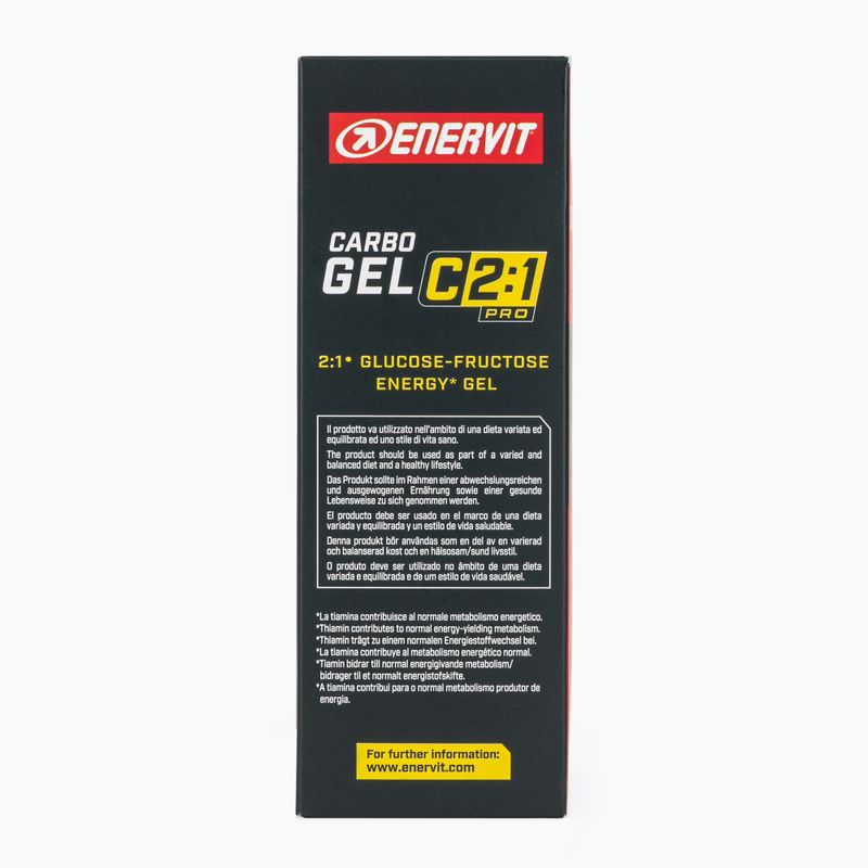 Zestaw żeli energetycznych Enervit Carbo Gel C2:1Pro 7 szt. x 60 ml mango 3