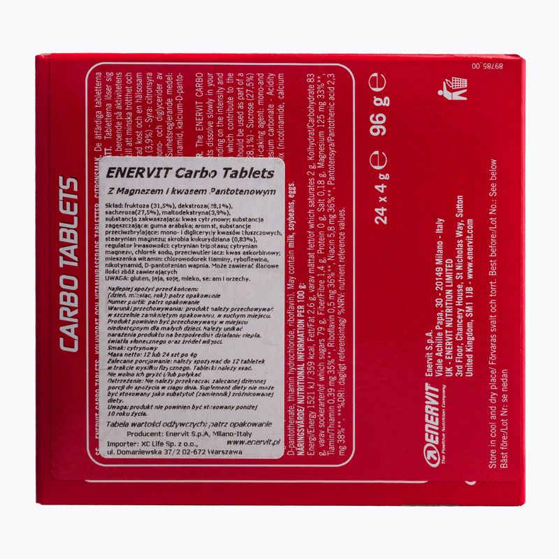 Suplement Enervit Chew Carbo 96 g cytryna 3