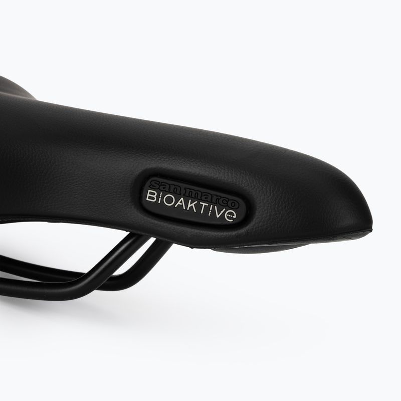 Siodełko rowerowe męskie SAN MARCO Trekking Biofoam Large 30-60° black matte 6