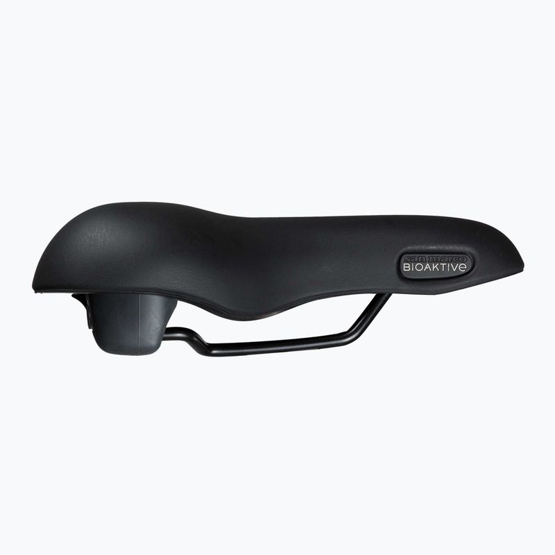Siodełko rowerowe męskie SAN MARCO Trekking Biofoam Large 30-60° black matte