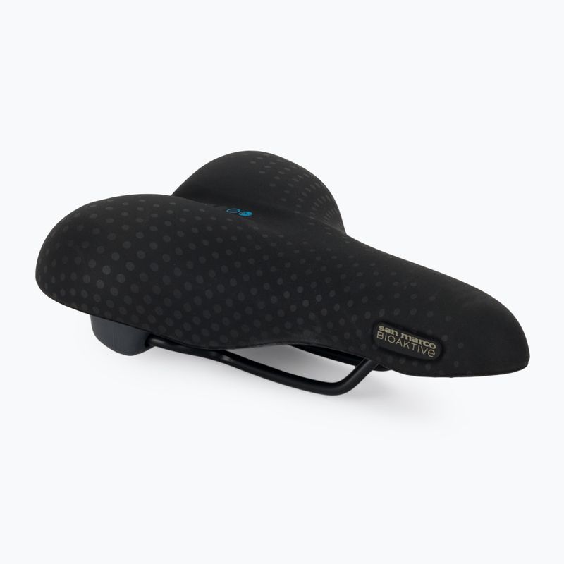 Siodełko rowerowe SAN MARCO Trekking Gel Large 30-60° black