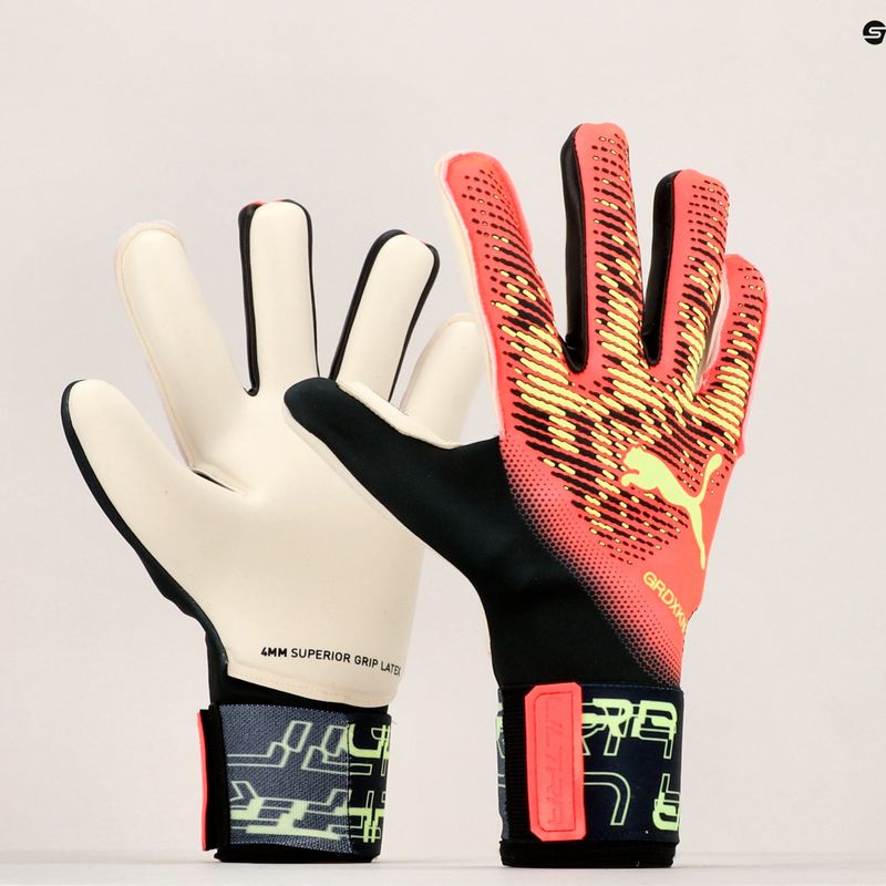 Rękawice bramkarskie PUMA Ultra Grip 1 Hybrid fiery coral/fizzy light 7