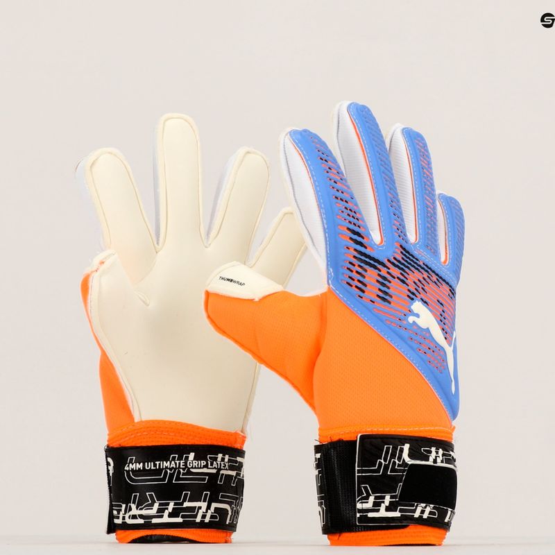 Rękawice bramkarskie dziecięce PUMA Ultra Grip 2 RC ultra orange/blue glimmer 7