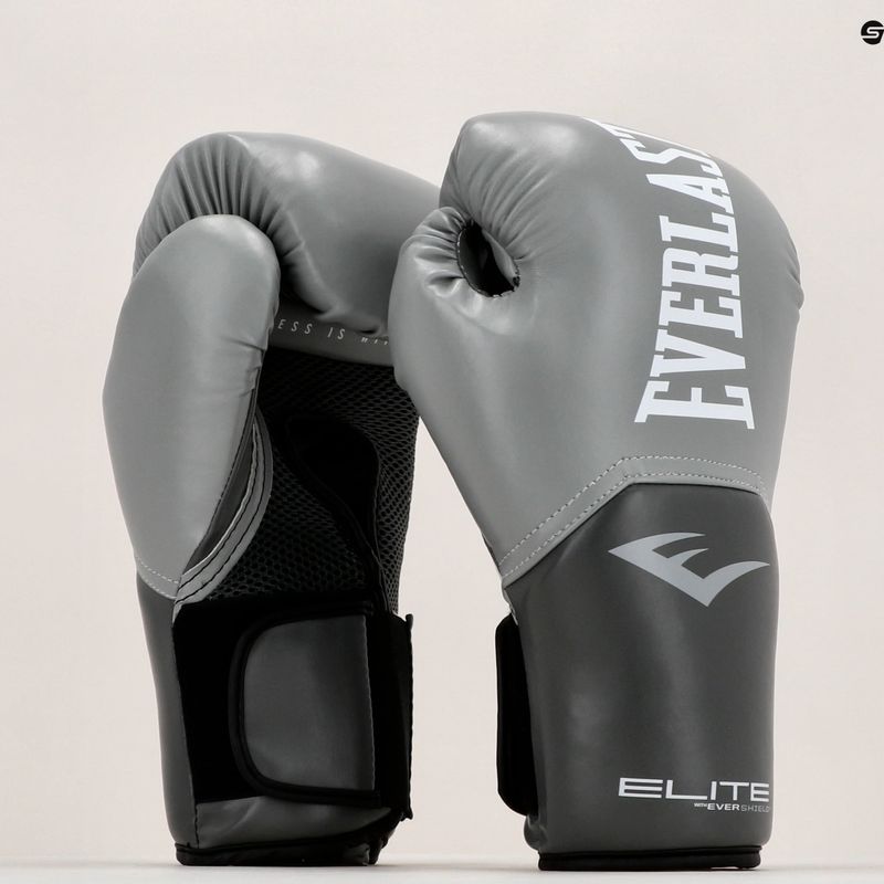 Rękawice bokserskie Everlast Pro Style Elite 2 grey 6