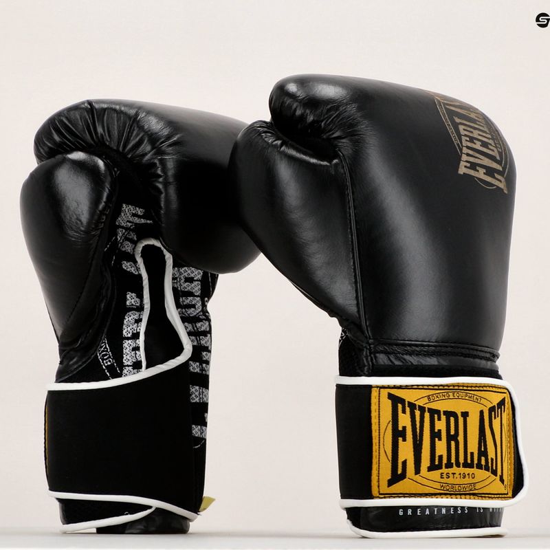 Rękawice bokserskie Everlast 1910 Classic czarne EV1910 7