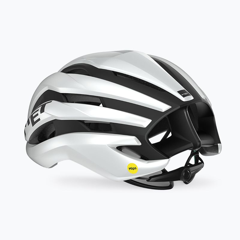 Kask rowerowy MET Trenta Mips white/ black matt glossy 3