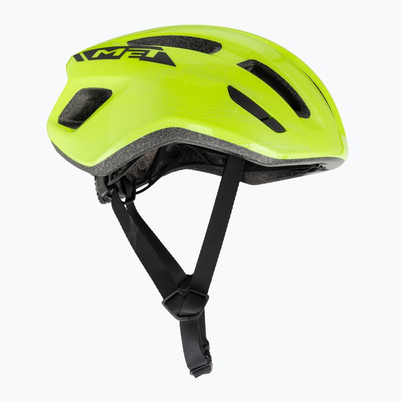 Kask rowerowy MET Miles yellow glossy 4