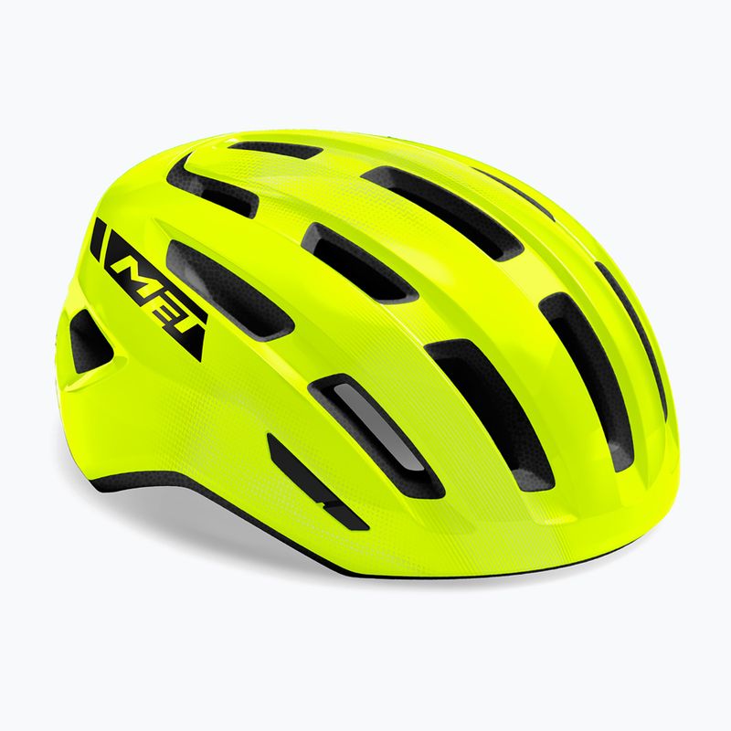 Kask rowerowy MET Miles yellow glossy 6