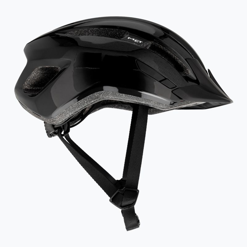 Kask rowerowy MET Downtown black glossy 4