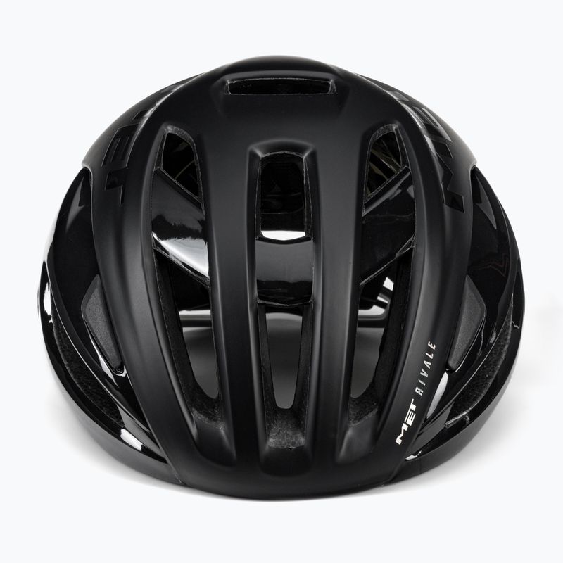 Kask rowerowy MET Rivale II Mips black matt glossy 2