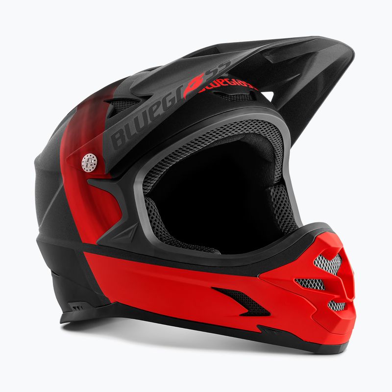 Kask rowerowy Bluegrass Intox black red matt