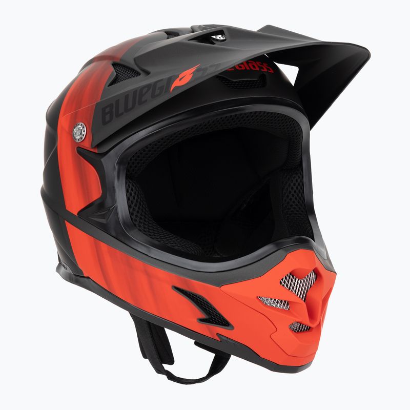 Kask rowerowy Bluegrass Intox black red matt