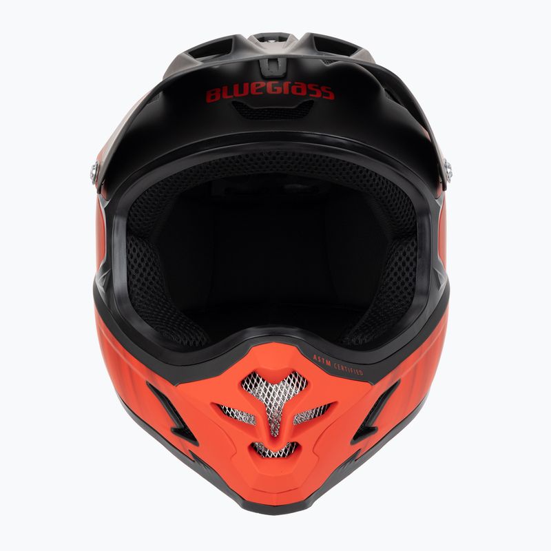 Kask rowerowy Bluegrass Intox black red matt 2