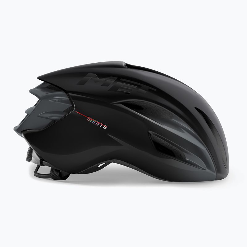 Kask rowerowy MET Manta MIPS black matt glossy 2