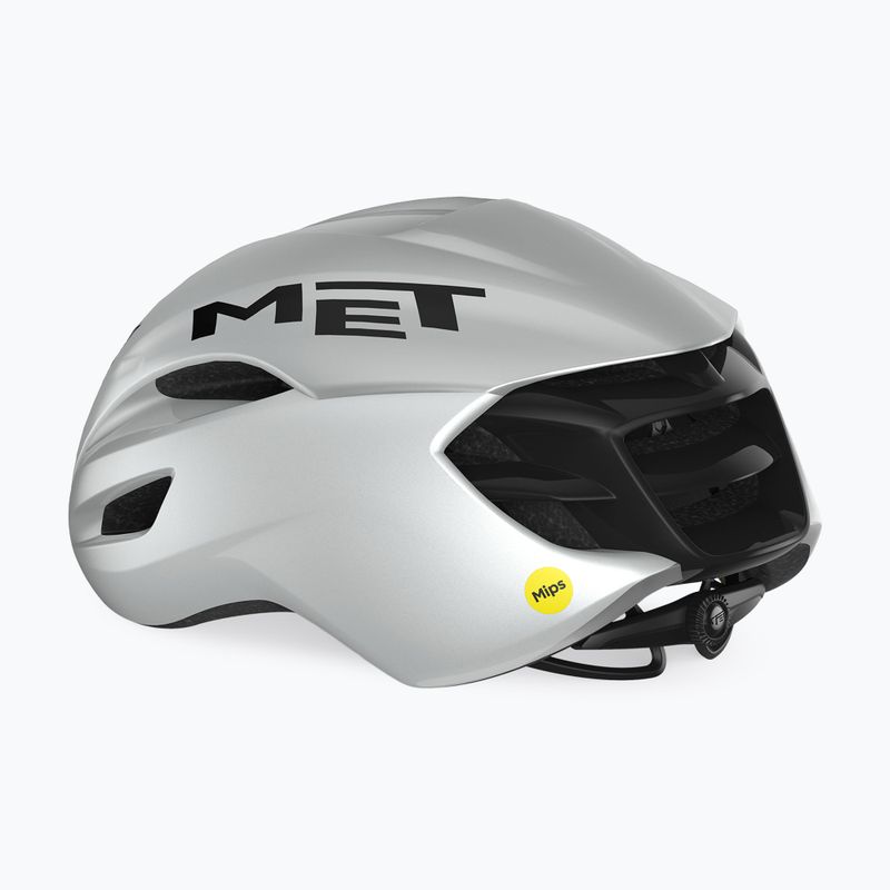 Kask rowerowy MET Manta MIPS white holographic glossy 2