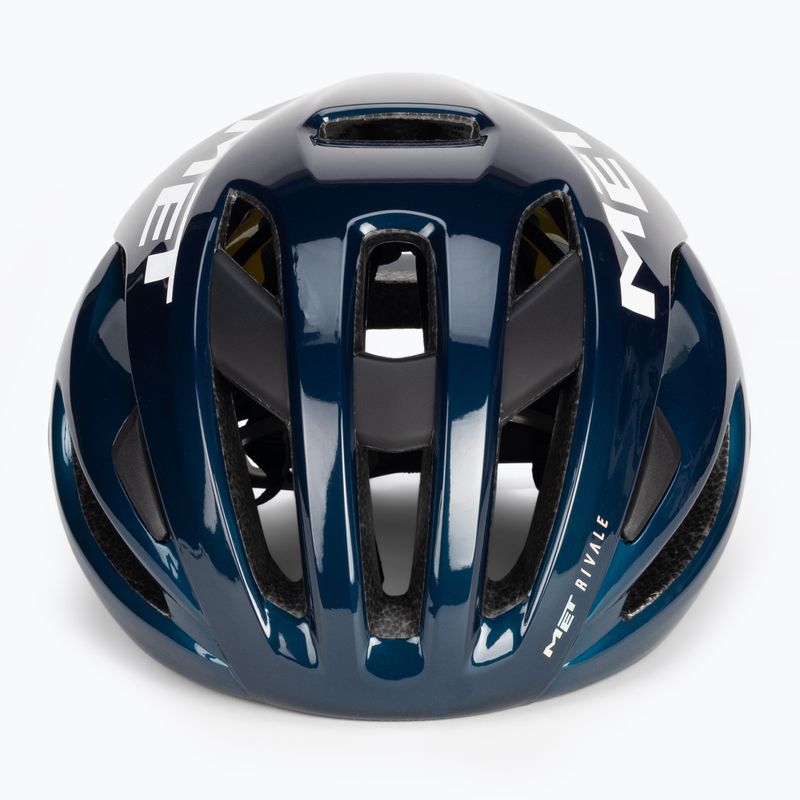 Kask rowerowy MET Rivale II Mips blue matt glossy 2