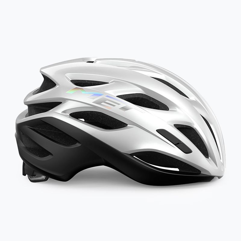 Kask rowerowy MET Estro Mips white holographic matt glossy 7