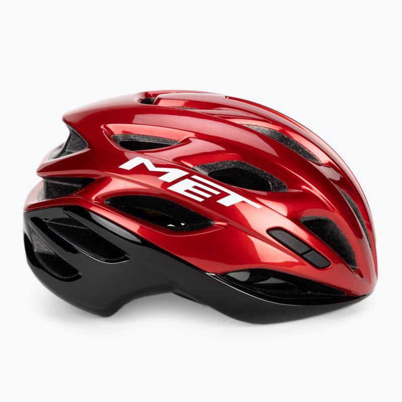 Kask rowerowy MET Estro Mips red/black metallic glossy 3