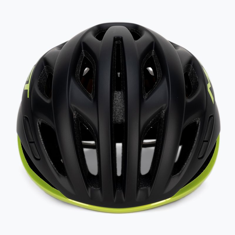 Kask rowerowy MET Estro Mips black/lime yellow metallic matt glossy 2