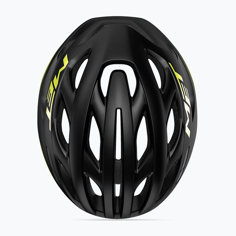 Kask rowerowy MET Estro Mips black/lime yellow metallic matt glossy 8