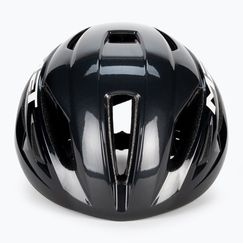 Kask rowerowy MET Strale czarno-czerwony 3HM107CE00MNR4 2